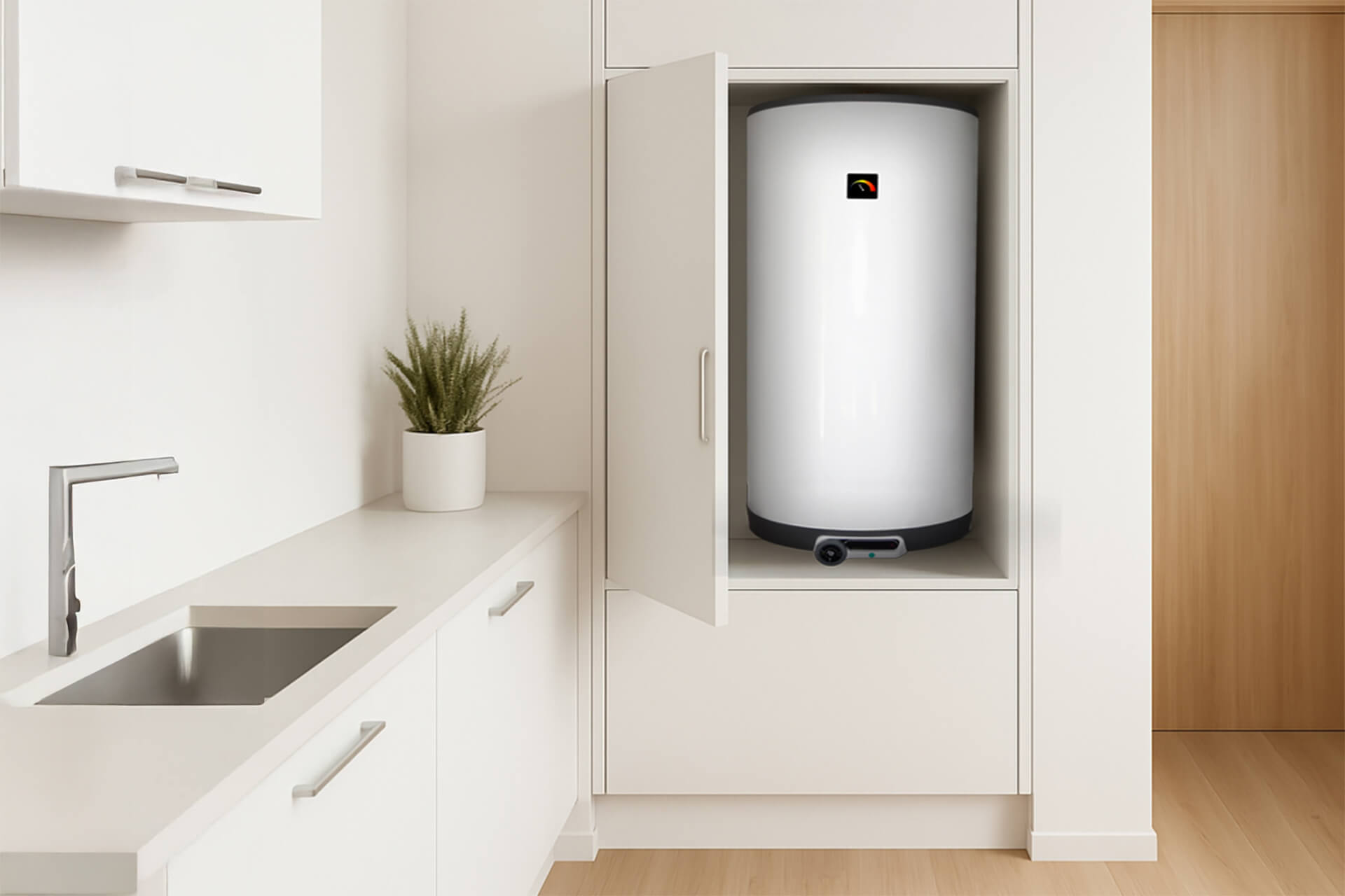 boiler-im-einbauschrank